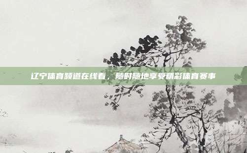 辽宁体育频道在线看，随时随地享受精彩体育赛事