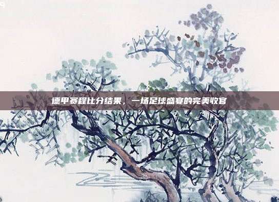 德甲赛程比分结果,一场足球盛宴的完美收官
