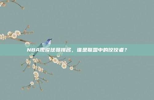 NBA现役球员排名，谁是联盟中的佼佼者？