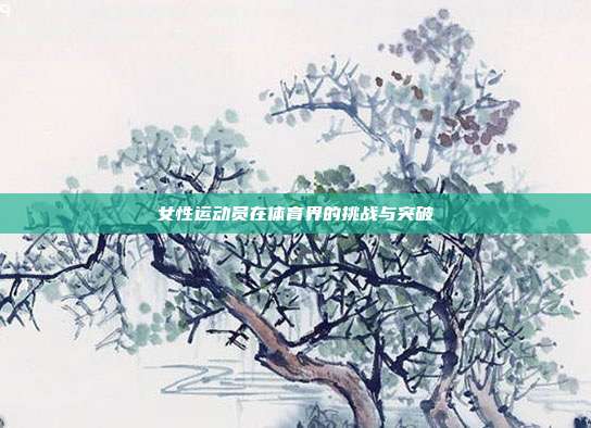 女性运动员在体育界的挑战与突破