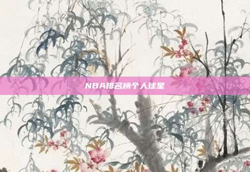 NBA排名榜个人球星