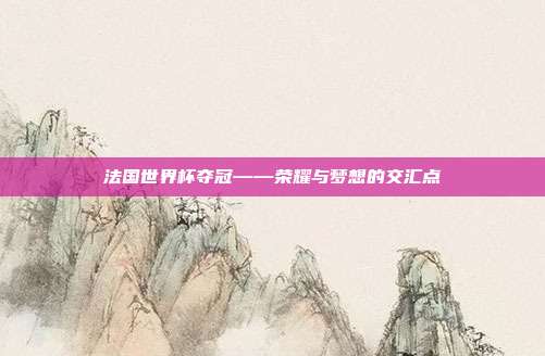 法国世界杯夺冠——荣耀与梦想的交汇点