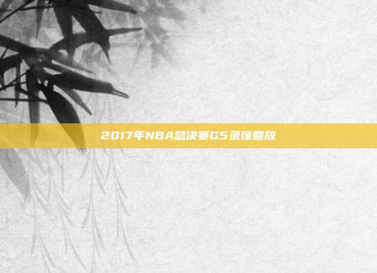 2017年NBA总决赛G5录像回放