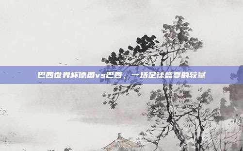 巴西世界杯德国vs巴西，一场足球盛宴的较量