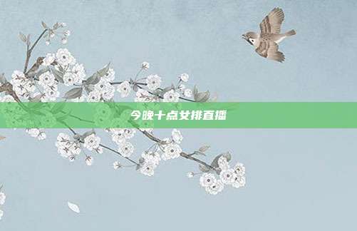 今晚十点女排直播