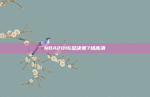 NBA2016总决赛7场高清