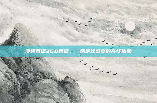 澳超直播360直播，一场足球盛宴的在线体验