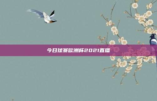 今日球赛欧洲杯2021直播