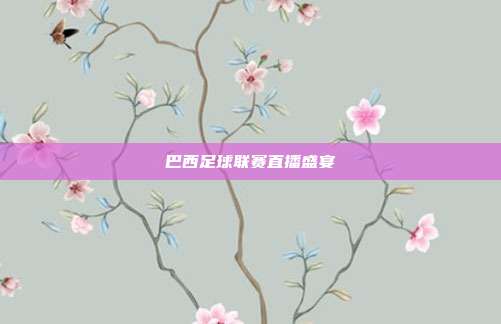 巴西足球联赛直播盛宴