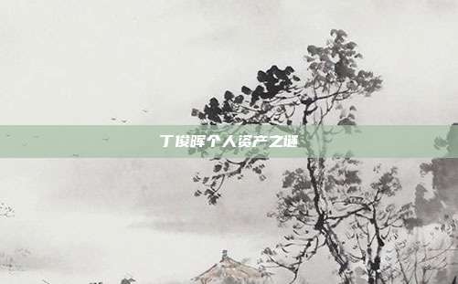 丁俊晖个人资产之谜
