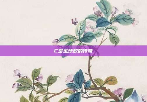 C罗进球数的传奇