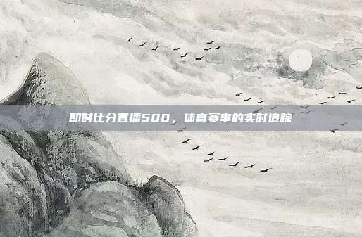 即时比分直播500，体育赛事的实时追踪
