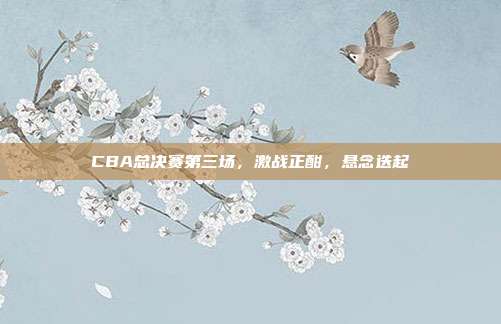 CBA总决赛第三场,激战正酣,悬念迭起