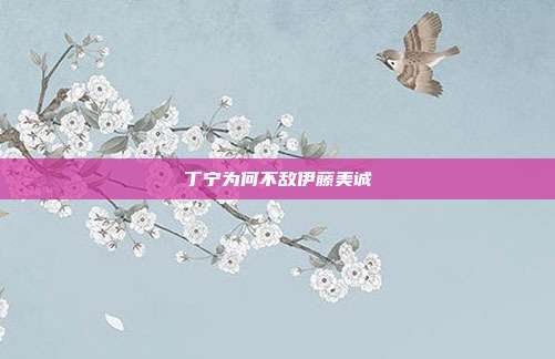 丁宁为何不敌伊藤美诚