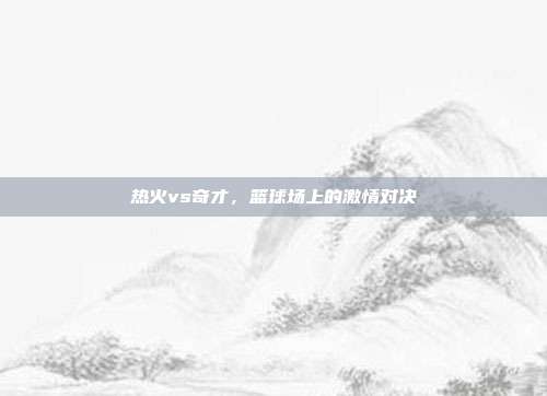 热火vs奇才,篮球场上的激情对决