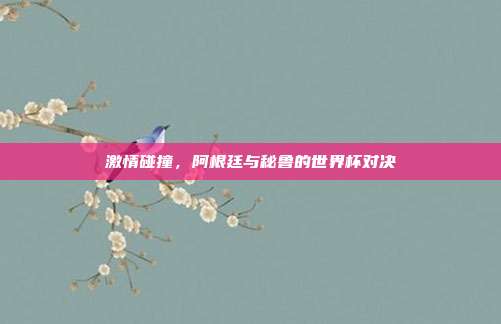 激情碰撞，阿根廷与秘鲁的世界杯对决