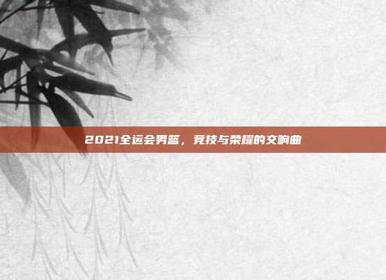 2021全运会男篮，竞技与荣耀的交响曲