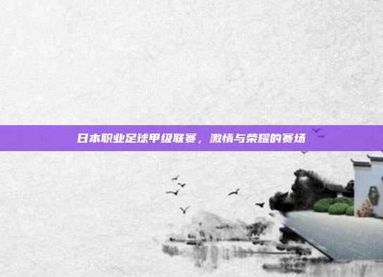 日本职业足球甲级联赛，激情与荣耀的赛场