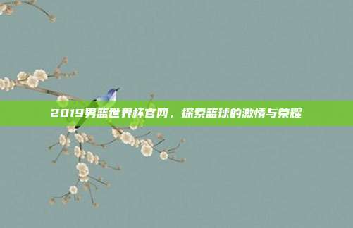 2019男篮世界杯官网，探索篮球的激情与荣耀