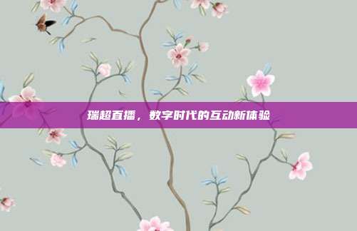 瑞超直播,数字时代的互动新体验