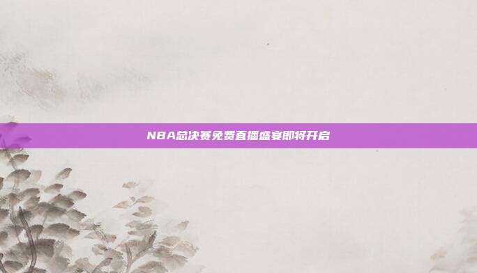 NBA总决赛免费直播盛宴即将开启