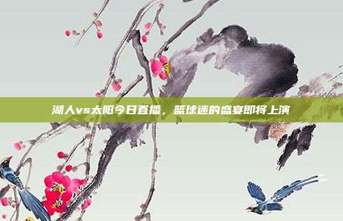 湖人vs太阳今日直播,篮球迷的盛宴即将上演