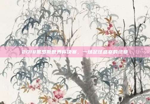 2018俄罗斯世界杯决赛，一场足球盛宴的终章