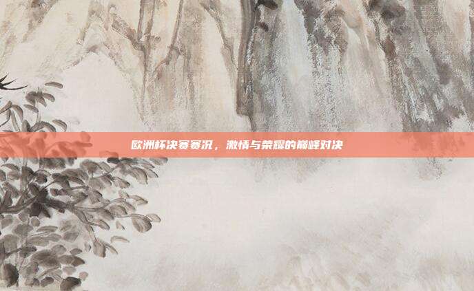 欧洲杯决赛赛况,激情与荣耀的巅峰对决