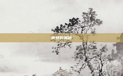 黄蜂的奥秘
