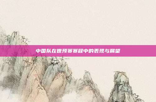 中国队在世预赛赛程中的表现与展望