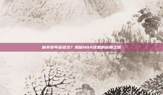 林书豪年薪多少?揭秘NBA球星的薪酬之谜