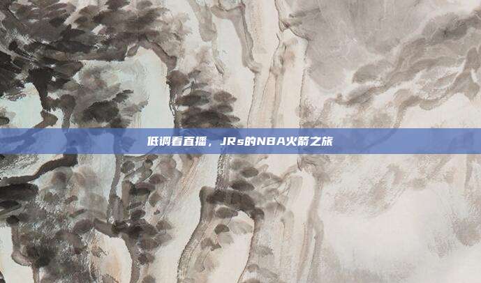低调看直播，JRs的NBA火箭之旅