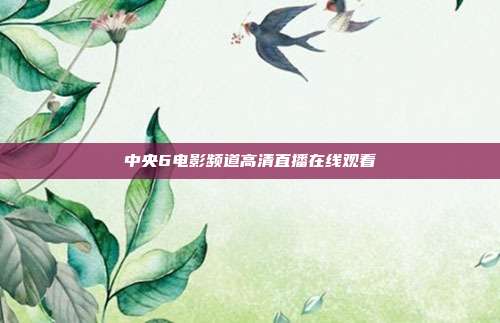 中央6电影频道高清直播在线观看