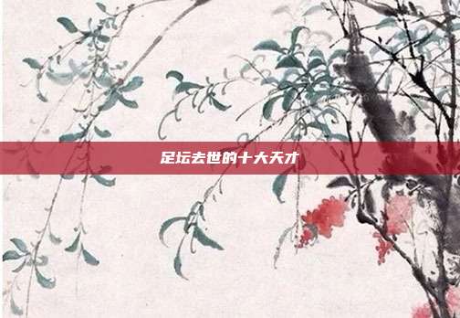 足坛去世的十大天才