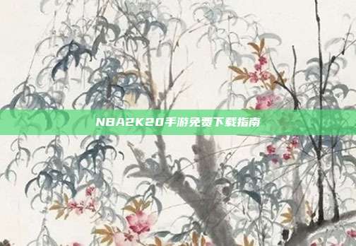 NBA2K20手游免费下载指南