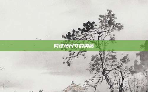 网球场尺寸的奥秘