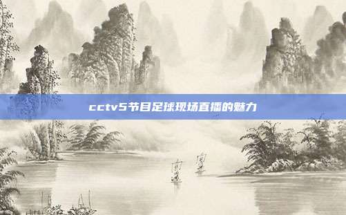 cctv5节目足球现场直播的魅力