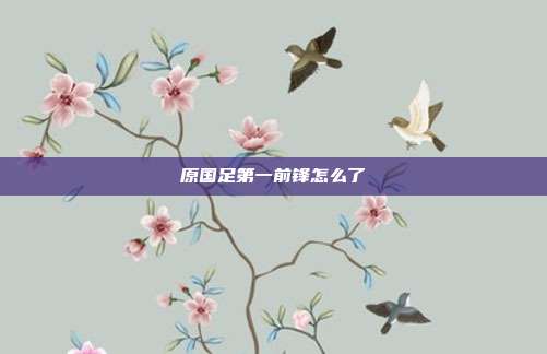 原国足第一前锋怎么了
