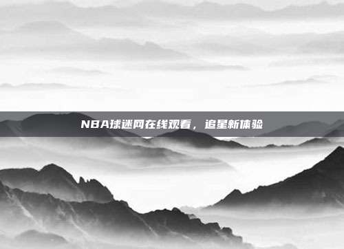 NBA球迷网在线观看,追星新体验