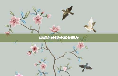 樊振东传媒大学女朋友