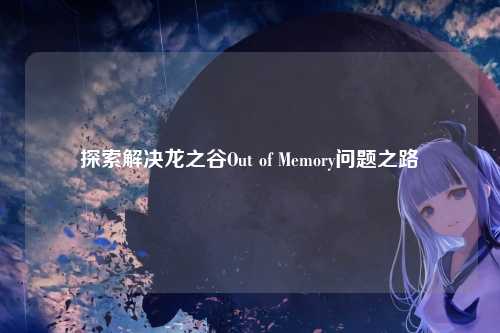 探索解决龙之谷Out of Memory问题之路