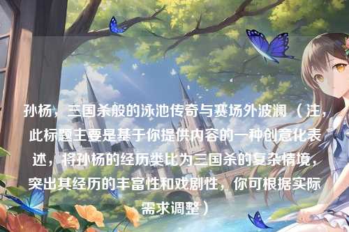 孙杨，三国杀般的泳池传奇与赛场外波澜 （注，此标题主要是基于你提供内容的一种创意化表述，将孙杨的经历类比为三国杀的复杂情境，突出其经历的丰富性和戏剧性，你可根据实际需求调整）