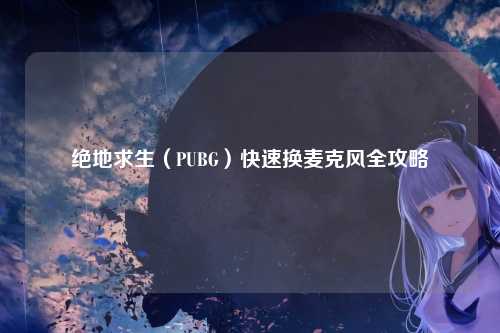 绝地求生（PUBG）快速换麦克风全攻略