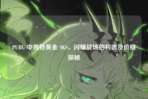 PUBG 中独特黄金 SKS，闪耀战场的利器及价格探秘