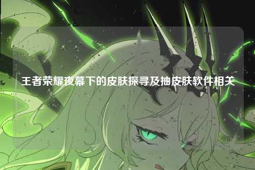 王者荣耀夜幕下的皮肤探寻及抽皮肤软件相关