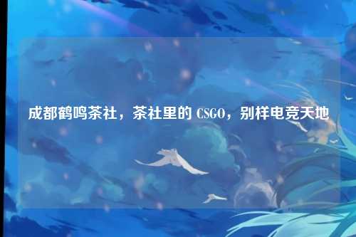 成都鹤鸣茶社，茶社里的 CSGO，别样电竞天地